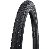 Schwalbe Marathon Winter Plus Clincher Tyre Reflex 20x1.60" svart 42-406 | 20x1,60" 2022 Däck med punkteringsskydd