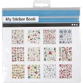 Creativ Company Klistermärken Bok med Julmotiv 12 olika ark