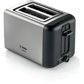 Bosch TAT3P420DE Brödrost med brödvärmare Rostfritt stål