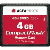 Agfa Compact Flash 4gb High Speed 120x Mlc Minneskort