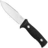 Trc knives M-1SL Stonewashed M390, Black G10, survival knife
