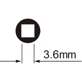 Icetoolz 12d5 Square 3.6 Mm Set Eknyckel