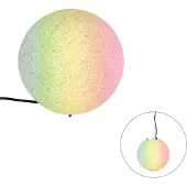 QAZQA Smart utomhuslampa grå 25 cm IP65 inkl. WiFi A60 - Nura
