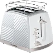 Russell Hobbs 26391-56, 2 skivor, Vit, Rostfritt stål, Knappar, Rotations-, 850 W, 0,61 m