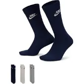 Nike Strumpor Nsw Everyday Essential Crew 3-pack - Multicolor, storlek L: 42-46
