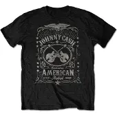 Ginza.se Johnny Cash: Unisex T-Shirt/American Rebel 2 (Black) (Medium)
