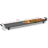 Fritel Starter TY 1897 XXL - Teppanyaki-grill - silver/svart