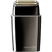 Babyliss FoilFX02, Folierakapparat, Silver, Metall, Titan, Knappar, AC/Batteri, 180 min