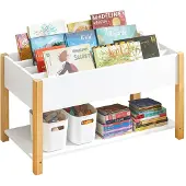 SoBuy SoBuy, Barnhylla, Bokhylla, Leksaksförvaring, Barnrum KMB35-W