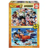 Educa Borras dėlionė 2x100 vnt. - Dragon Ball