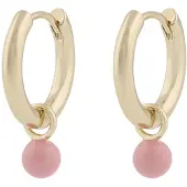 Sno of sweden Twiggy guld pink hoops med hängen 1320-6100375