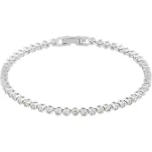 Sno of sweden Malibu vita stenar silverfärgat armband 1316-3500012
