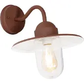 QAZQA Modern utomhus vägglampa rostbrun IP44 - Kansas