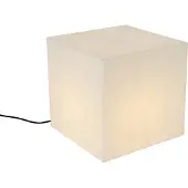 QAZQA Modern utomhuslampa vit 38 cm kvadratisk IP44 - Nura