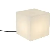 QAZQA Modern utomhuslampa vit 30 cm kvadratisk IP44 - Nura