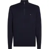 Tommy Hilfiger Halvzip Tröja Navy Blå Mörkblå Storlek