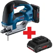 Bosch Batteridriven sticksåg GST 18V-155 BC; 18 V; 2x4,0 Ah batt.