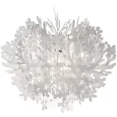 Slamp Taklampa , FIORELLA, dimbara, Vit, Vardagsrum, Plast, Design