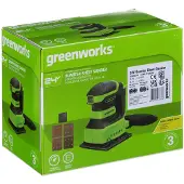 Greenworks Planslip GD24SS14; 24 V (utan batteri och laddare)