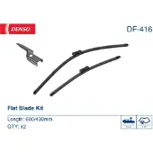 Denso Torkarblad Flat Blades DF-416, 600/430mm, Front, 2 Stycke