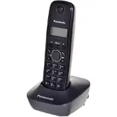 Panasonic KX-TG1611 - Trådlös telefon med nummerpresentation - DECT - svart