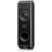 Eufy Video Doorbell Dual - Add-on - dörrklocka - trådlös - 802.11b/g/n - svart