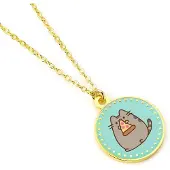 The Carat Shop Pusheen: the Cat Blue Pizza Necklace