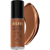 Milani Cosmetic Conceal + Perfect 2-In-1 Fondation + Concealer Flytande foundation 30 ml Nr. 13 - Chestnut