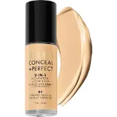 Milani Conceal + Perfect 2-In-1 Fondation + Concealer Flytande foundation 30 ml Nr. 01 - Creamy Vanilla