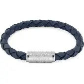 Tommy Hilfiger Exploded Th Braid blå läderarmband 2790480