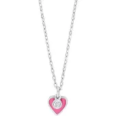 Nordahl Jewellery barn hjärt pink halsband 245 191