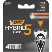 BIC Flex 5 Hybrid Rakblad 4-pack