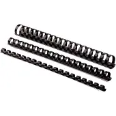 Fellowes Spiralrygge 16mm sort A4 100stk/pak 81-115 ark - (100 stk.)