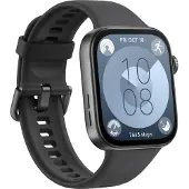 Huawei Watch Fit 3 - Aluminiumlegering - smartklocka med armband - fluoroelastomer - Svart - handledsstorlek: 120-190 mm - skärm 1,82 - Bluetooth, Wi-Fi - 26 g - Svart