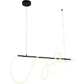 QAZQA Designpendellampa svart inkl LED 3-stegs dimbar - Danisha