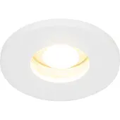 QAZQA Smart badrumsinfälld spotlight vit inkl WiFi GU10 - Shed
