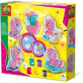 SES Creative - Cast &amp; Paint - Unicorn FoalL - - One Size - Kreativt lekset