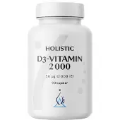 Holistic D3-vitamin 2000IE 50 µg 90 st