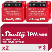 Shelly Plus 1PM Mini Gen3 (dubbelförpackning)