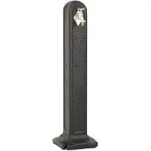 vidaXL Vattenpost antracit stenimitation
