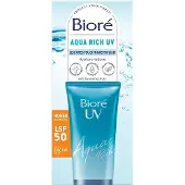 Bioré Aqua rich UV lätt fuktgivande ansiktsfluid SPF50 Ansiktstvätt 50 ml