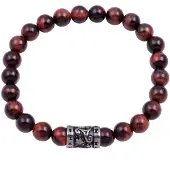 Northern Viking Jewelry Tiger Eye Runes armband NVJRA018