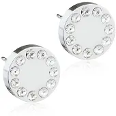 Blomdahl Brilliance Puck Crystal örhängen 8 mm 15-1491-01