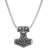 Northern Viking Jewelry NVJRS009 halsband Mjölnir