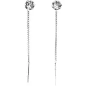 Silver Bar zirkon örkedja klar 4 mm 8291