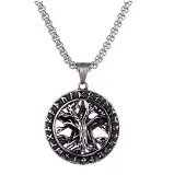 Northern Viking Jewelry Runa Tree of Life halsband NVJRS110