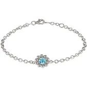 Lumoava Daisy blå armband L53228140000