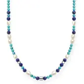 Thomas Sabo with blue stones and pearls halsband KE2162-775-7-L45V