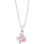 Nordahl Jewellery barn fjäril pink halsband 225 145