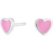 Nordahl Jewellery barn hjärt pink örhängen 325 153